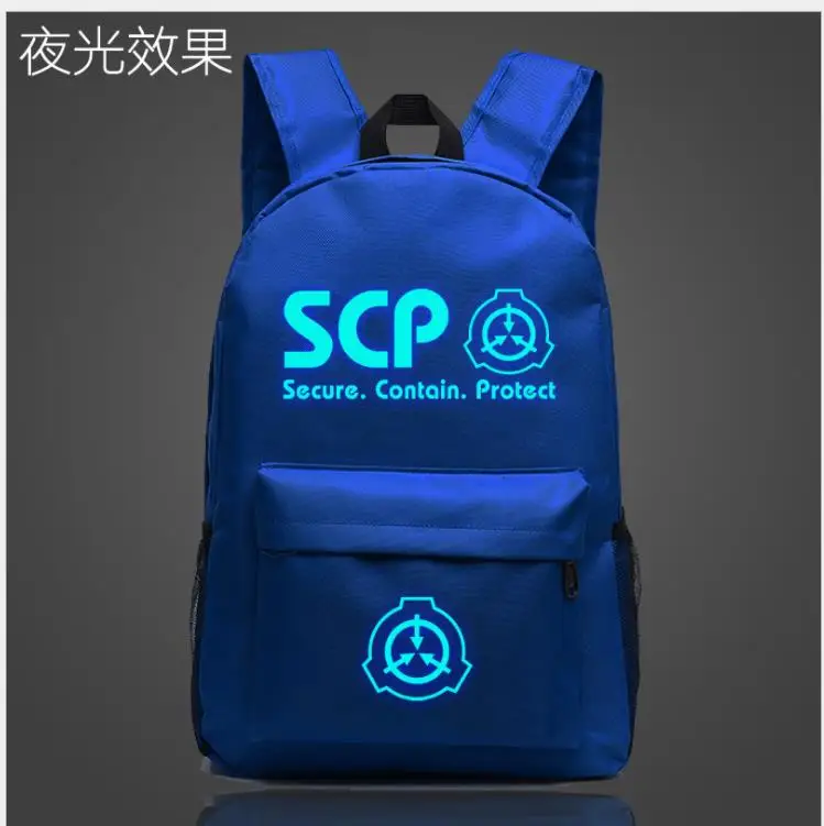 Новые блестящие рюкзаки SCP специальная схема сдерживания основы рюкзак для