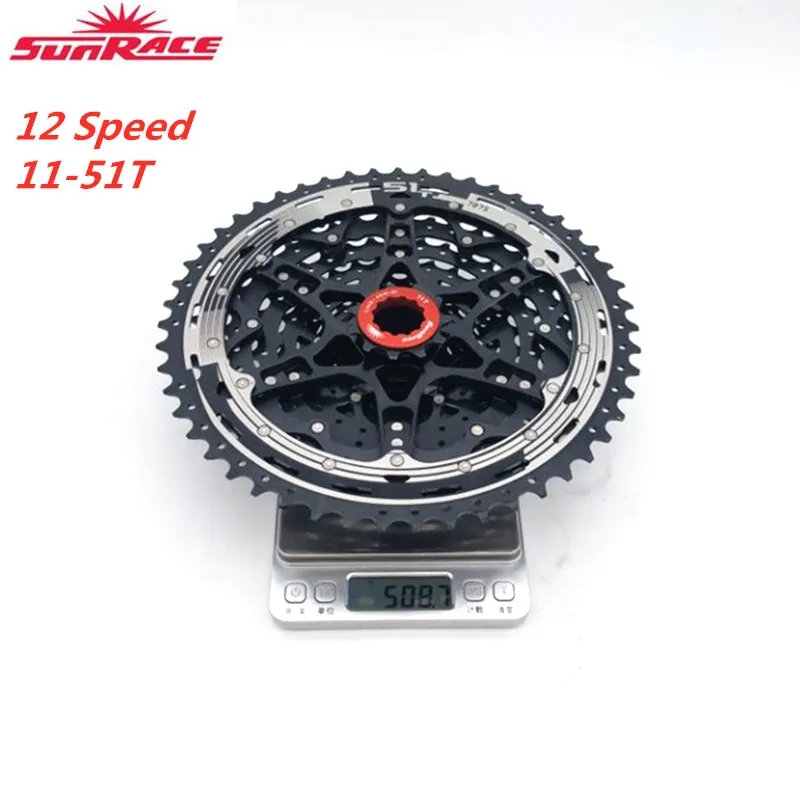 sunracing CSMZ903 12 скоростной свободный Руль Горный велосипед кассета черный серебристый 11-51T MTB маховик части велосипеда