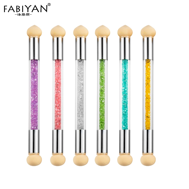 Замена губчатых головок для дизайна ногтей градиентная кисть ручка рисования