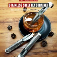 stainless steel tea strainer infuser creative pipe design metal tea strainer for mug fancy filter for puer tea herb tea tools