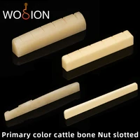 wosion bovine bone primary color acoustic guitar %ef%bc%8cclassical guitar nut slotted upper and lower nuts slotted in various sizes%e3%80%82