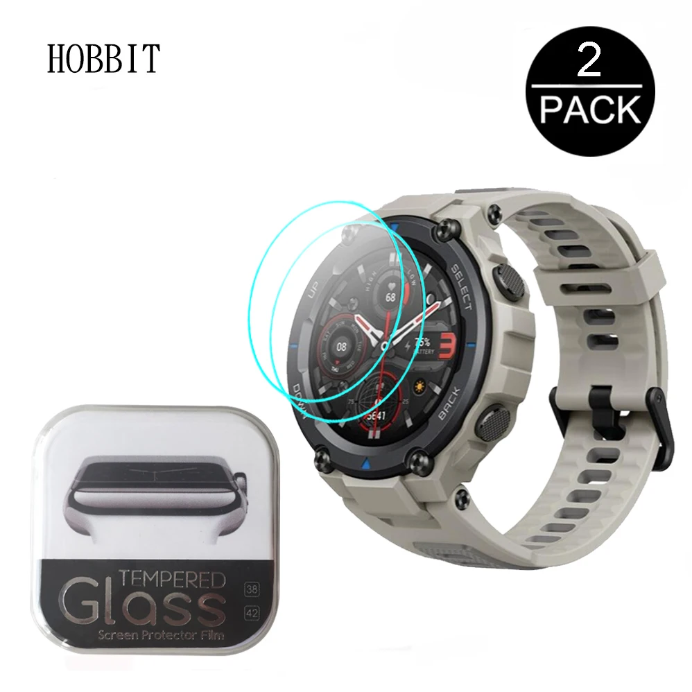 Защитное стекло 9H для смарт часов Huami AMAZFIT T Rex TRex Pro 2 шт.|Защита экрана| |
