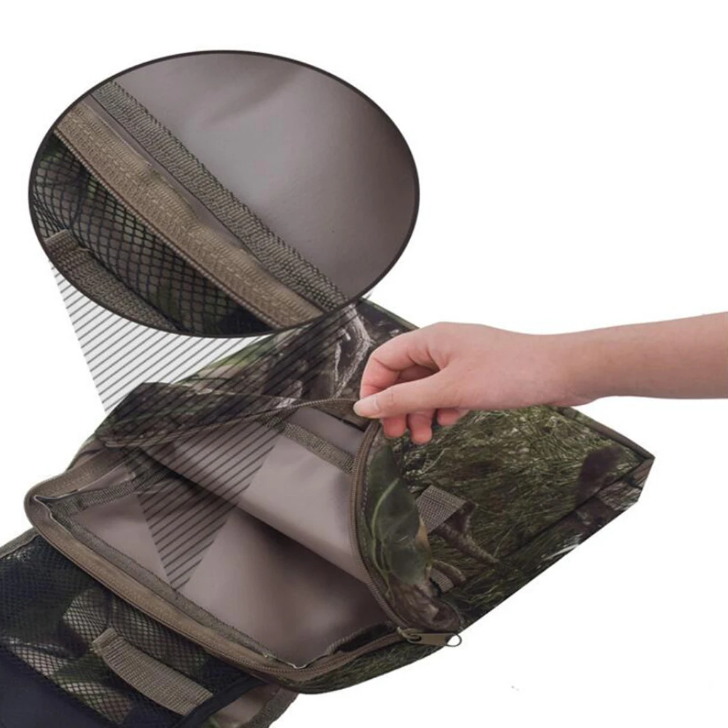 

ATV UTV Snowmobile Motorcycle Cargo Tank Storage SaddleBag Camouflage