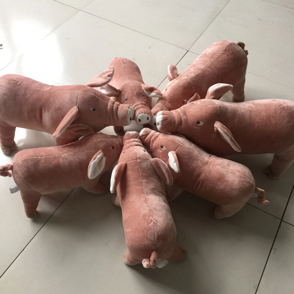 1 шт. Прекрасный 3D Свинья плюшевая мягкая подушка кукла кровать детская игрушка |