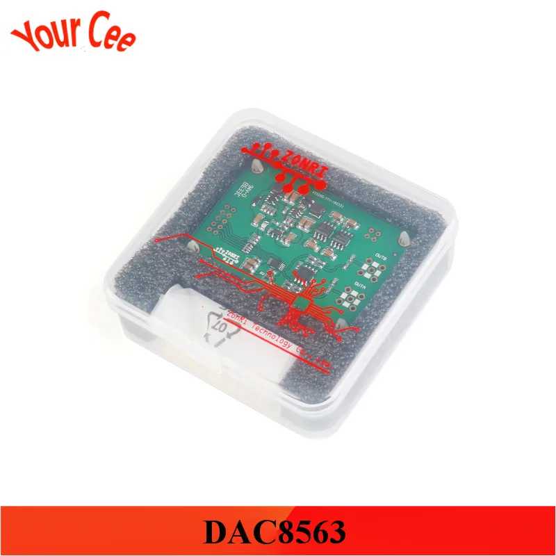 DAC8563 цифро-аналоговый преобразования приобретения Dual Core 16 бит модуль DAC данных