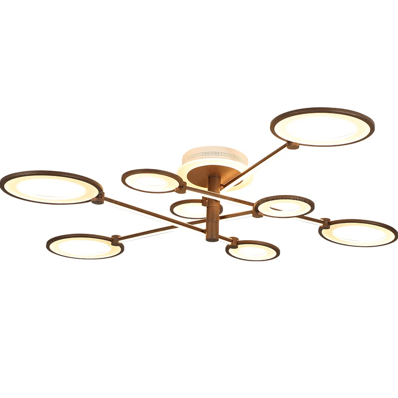 Светодиодный потолочный светильник для спальни гостиной регулируемое кольцо на