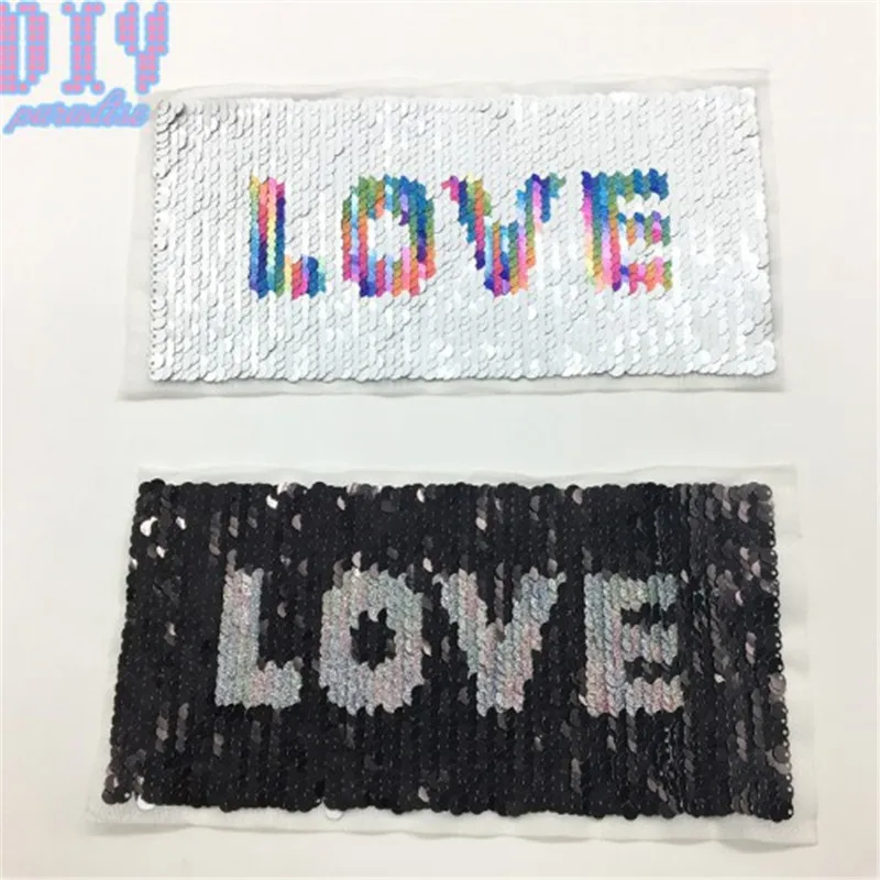 10 шт. двухсторонние нашивки с блестками пришитые для одежды детская футболка