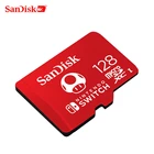 SanDisk карта памяти micro sd, 256 ГБ, 128 ГБ, 64 ГБ, с адаптером, для Nintendo Switch
