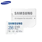 100% оригинальная SAMSUNG EVO Plus Micro SD карта SDXC 64 Гб A1 V10 128 ГБ 256 ГБ 512 ГБ A2 V30 карта памяти TF карта для телефонакамеры