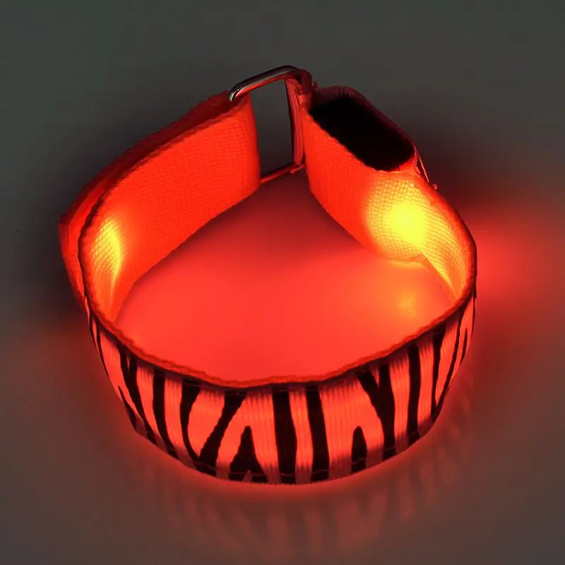 Светодиодный нарукавник теплый ремень безопасный спортивный светоотражающий