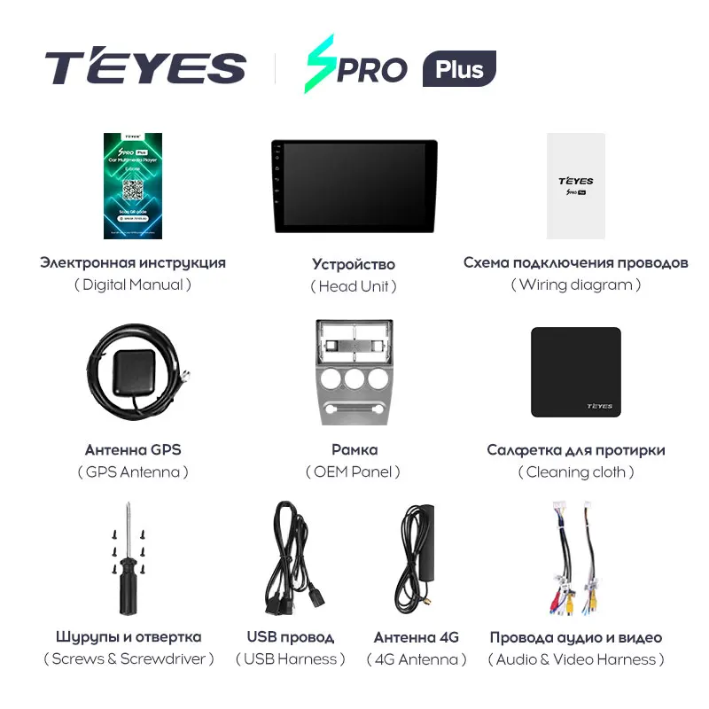 TEYES SPRO Plus Штатная магнитола For Ситроен С Элизэ Citroen C Elysee 2008 2013 Android 10 до 4 + 64ГБ 32EQ DSP