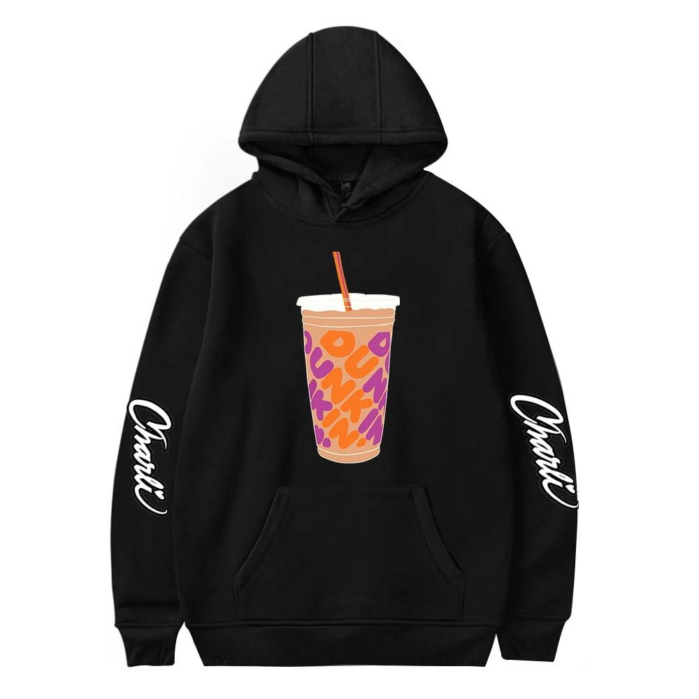 

Hot Sale Charli Damelio Merch Hoodies Men/women Sweatshirts Fashion Ice Coffee Splatter Pullovers Unisex Costume Oversized full