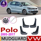 Брызговики для Volkswagen VW Polo Mk4 MK5 9N3 6C 6R 2005  2017, брызговики, брызговики, аксессуары для брызговиков 2006 2010 2015 2016