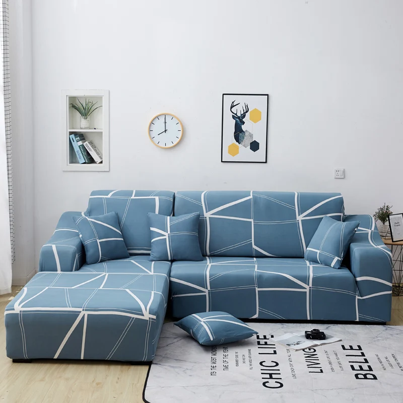 Полиэстер Loveseat чехол для дивана шезлонг Стрейч L форма дивана чехол L форма d покрывала для дивана стрейч мебель протектор