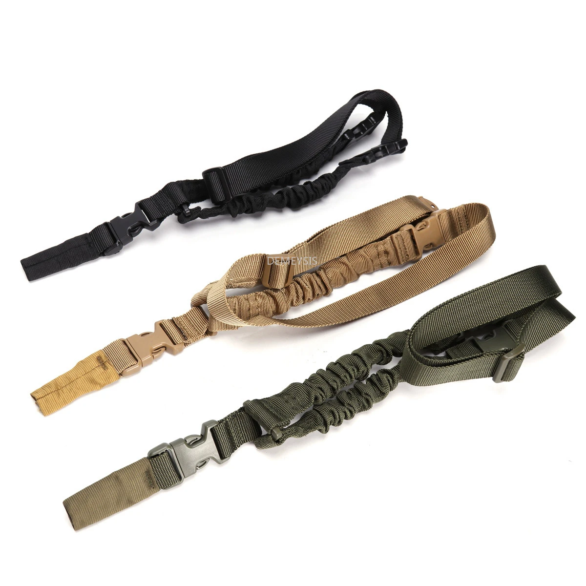 Тактический одноточечный строп для пистолета регулируемый ремень бунджи ружья
