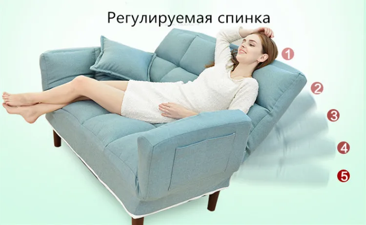 Складной офисный диван-кровать Кресло для отдыха с 2 подушками складное кресло-кровать Кресло для гостиной кресло диваны высокого качества