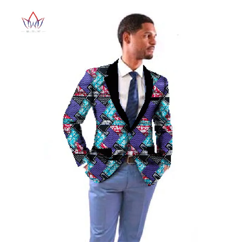 Африканский Дашики печати воск костюм мужские блейзеры Африка одежда Блейзер