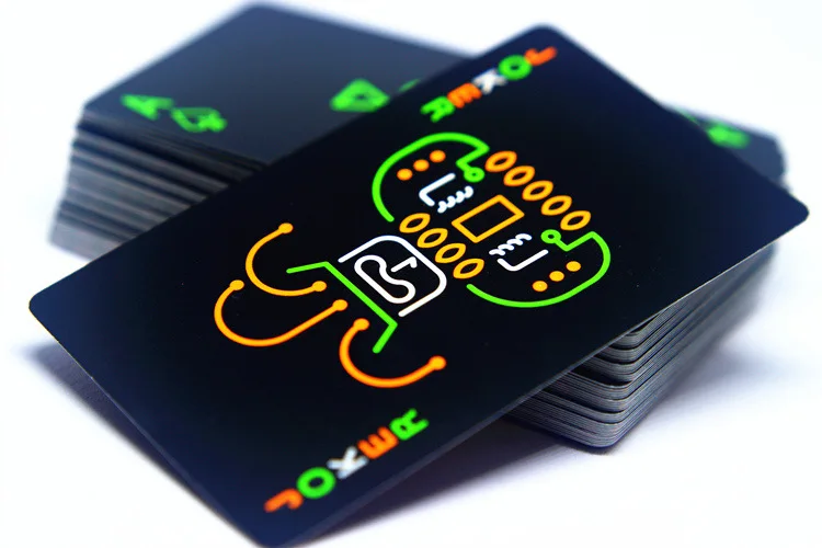 

Play Creative Luminous Fluorescent Playing Cards Night Light Dormitory Night Game Cards