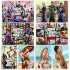Модный постер для видеоигр Grand Theft Auto 5GTA-fashion, современное настенное искусство, Картина на холсте для дома, гостиной, украшение mura