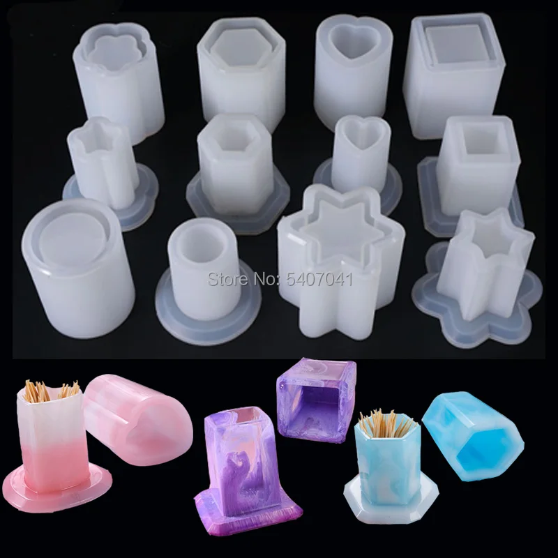 Новинка держатель для зубочисток ватный тампон ювелирные формы УФ-смола