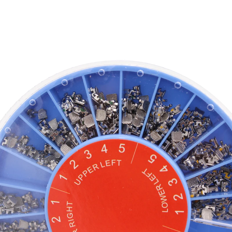 400Pcs/Pack Dental Orthodontic Bracket Upper And Lower Mini ROTH/Mbt 022 Slot Ultra Thin Metal Brackets Braces Dentistry Product