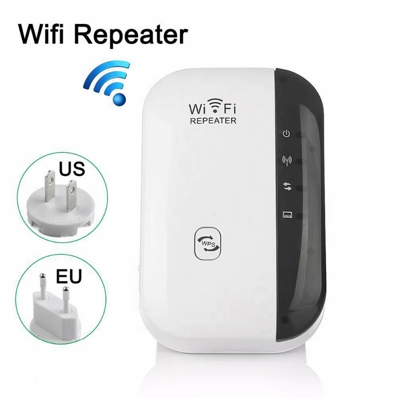 Беспроводной Wi fi репитер 300 Мбит/с 802.11N/B/G|Беспроводные адаптеры| |