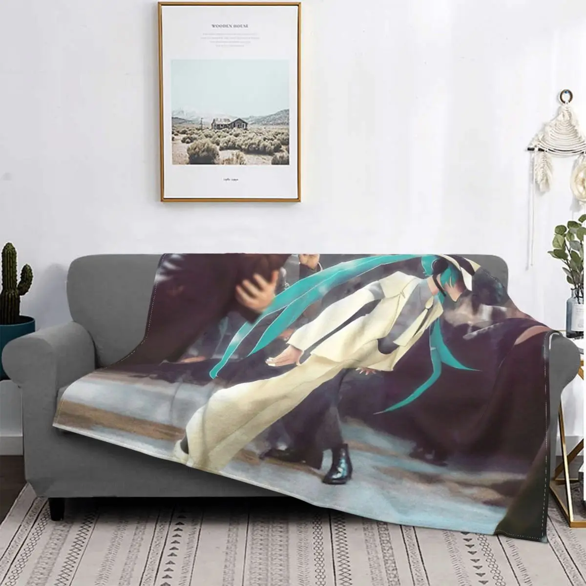 

Miku Michael Jackson Blanket Pop Music Winter Warm Bedspread Plush Soft Cover Flannel Quilt Bedding Bed Travel Velvet Decor