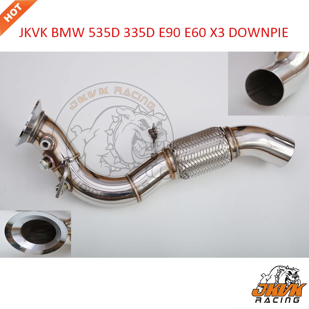 Выхлопная труба JKVK RACING 335D E90/91/92 635D E63 E64 535D E60 E61 X6 E71 35d X5 E70 3.0sd|Выхлопной коллектор| |