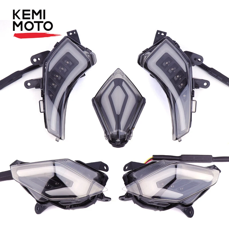 Сигнальный светильник KEMiMOTO для YAMAHA Tmax 530 T-Max530 TMAX530 T-Max 530 2012- задний тормозной светильник светодиодный сигнал поворота Задний светильник