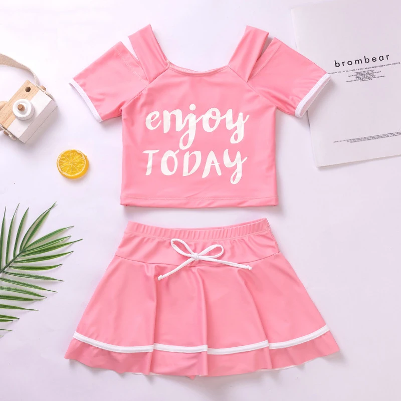 Детские милые купальники принцессы костюмы для девочек летний пикантный