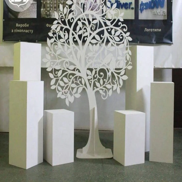 

3pcs)Cake Pillar wedding pedestal mirror gold white mental columns for mariage party event wedding decoration qq0045