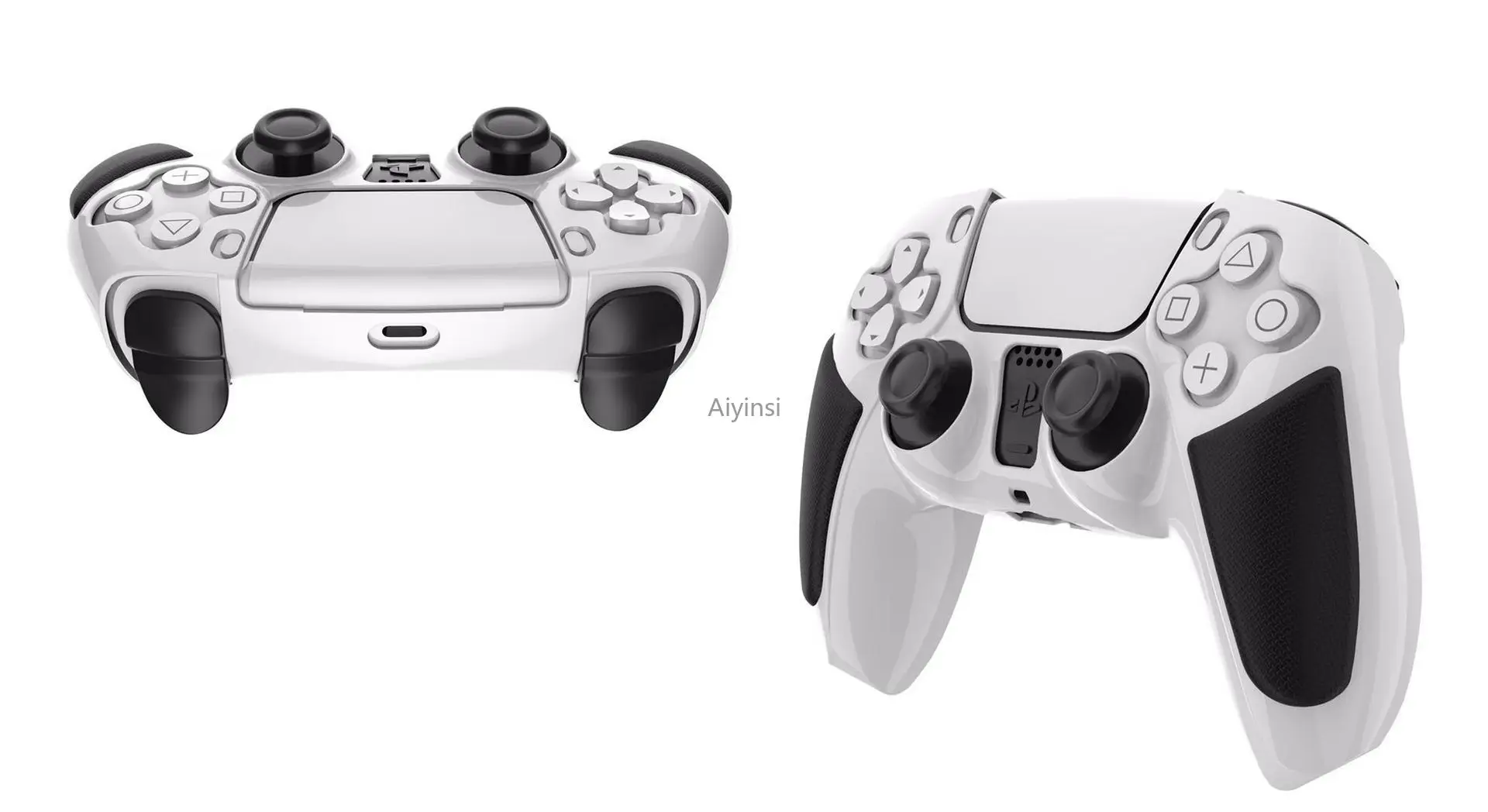 

Gaming Skin Silicone Case Cover for Playstation5 Ps 5 Gamepad Controller Grips Game Accesorios Dual Color Protection Shells