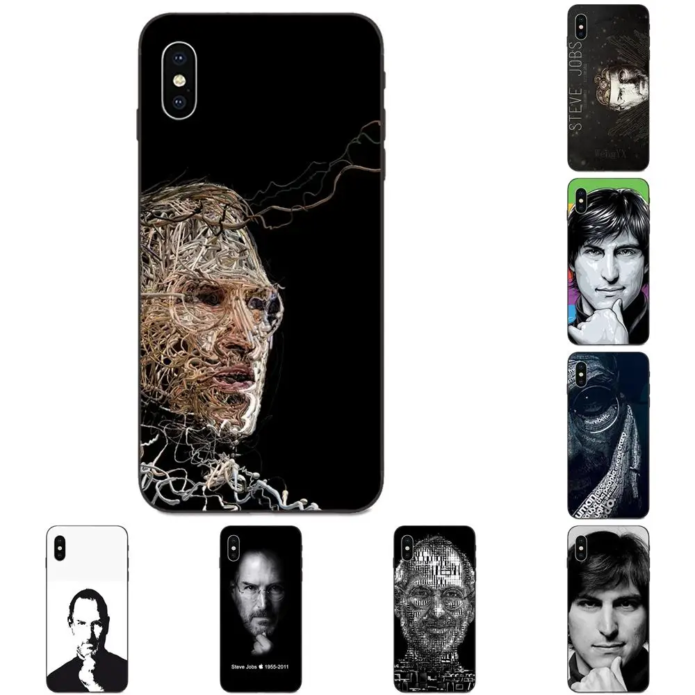 Черно белый чехол Steve Jobs для Xiaomi Redmi Mi Note 2 3S 8 9 Lite SE Pro защита из ТПУ|Чехлы-накладки| |