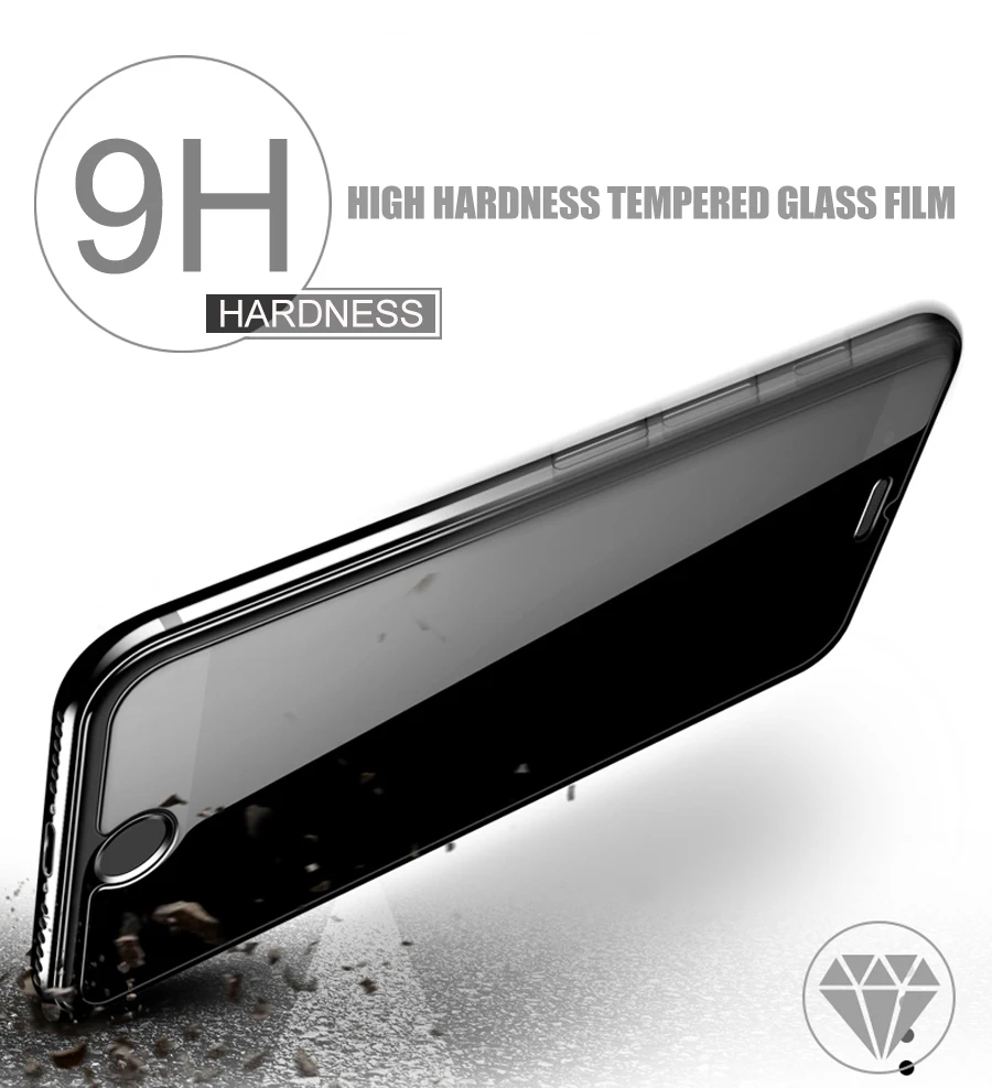 С уровнем твердости 9H 2.5D защитное стекло на iphone X XS 11 Pro Max XR 7 8 плюс Экран протектор Защитная пленка из закаленного стекла чехол для iphone 5S, SE 5 4S 4/6 S 6 Plus Full glue, прозрачная стеклянная пленка чехол