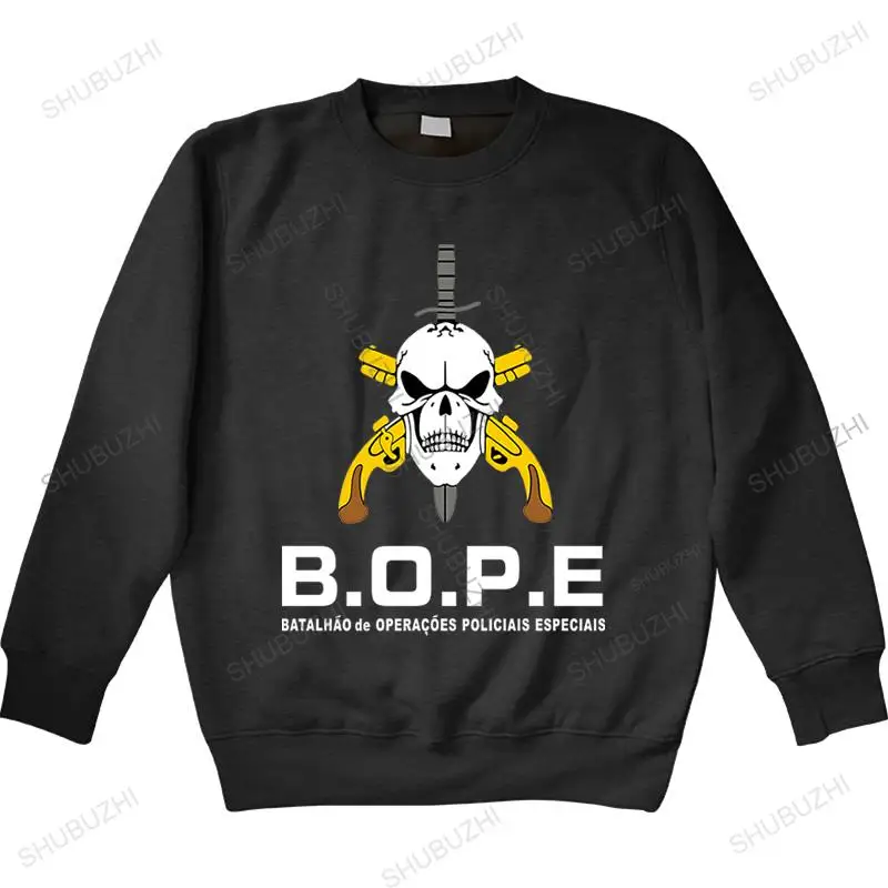 

homme vintage hoodies BOPE Tropa De Elite Brazil Special Elite Forces Military hoody men two sides military Casual sweatshirt