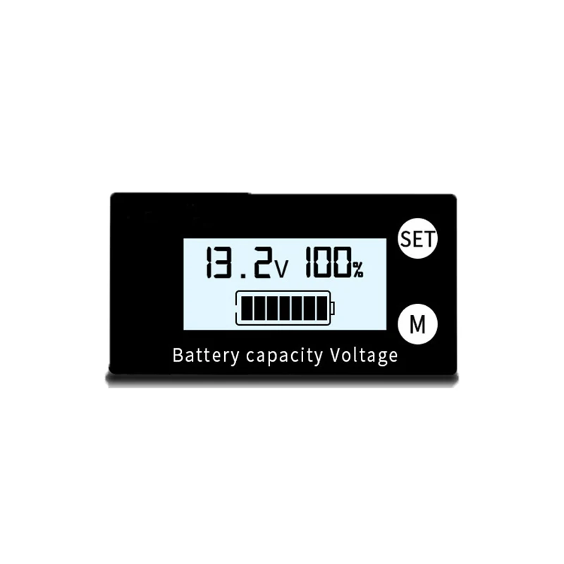 Battery Capacity Indicator DC 8V-60V Lead Acid Lithium LiFePO4 Car Motorcycle Voltmeter Voltage Gauge 12V 24V 48V | Электроника