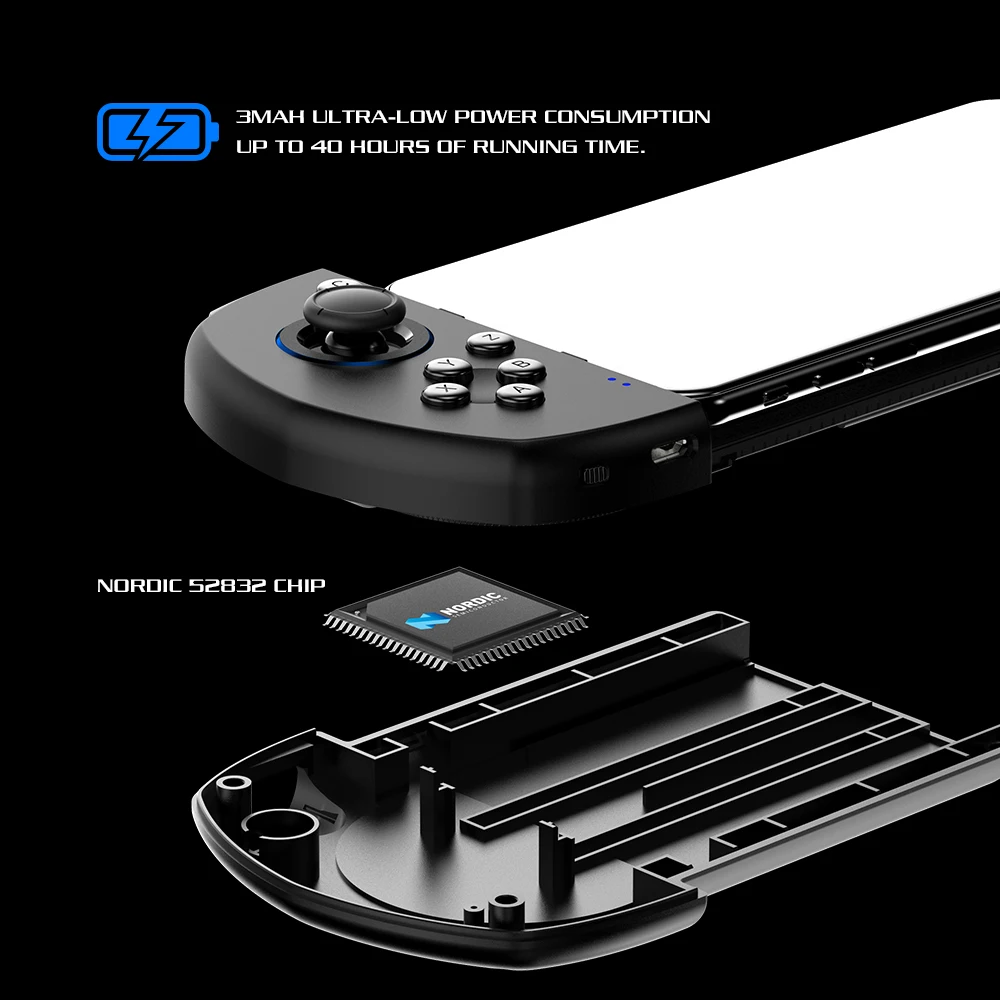 GameSir G6s вибрирующий мобильный игровой Touchroller беспроводной контроллер, Bluetooth геймпад для iOS iPhone для FPS и MOBA PUBG игры
