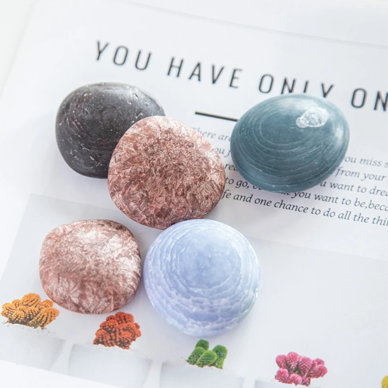 

Epoxy Resin Mold 3 Stones Candle Silicone Mould DIY Crafts Plaster Soap Decorations Making Tool