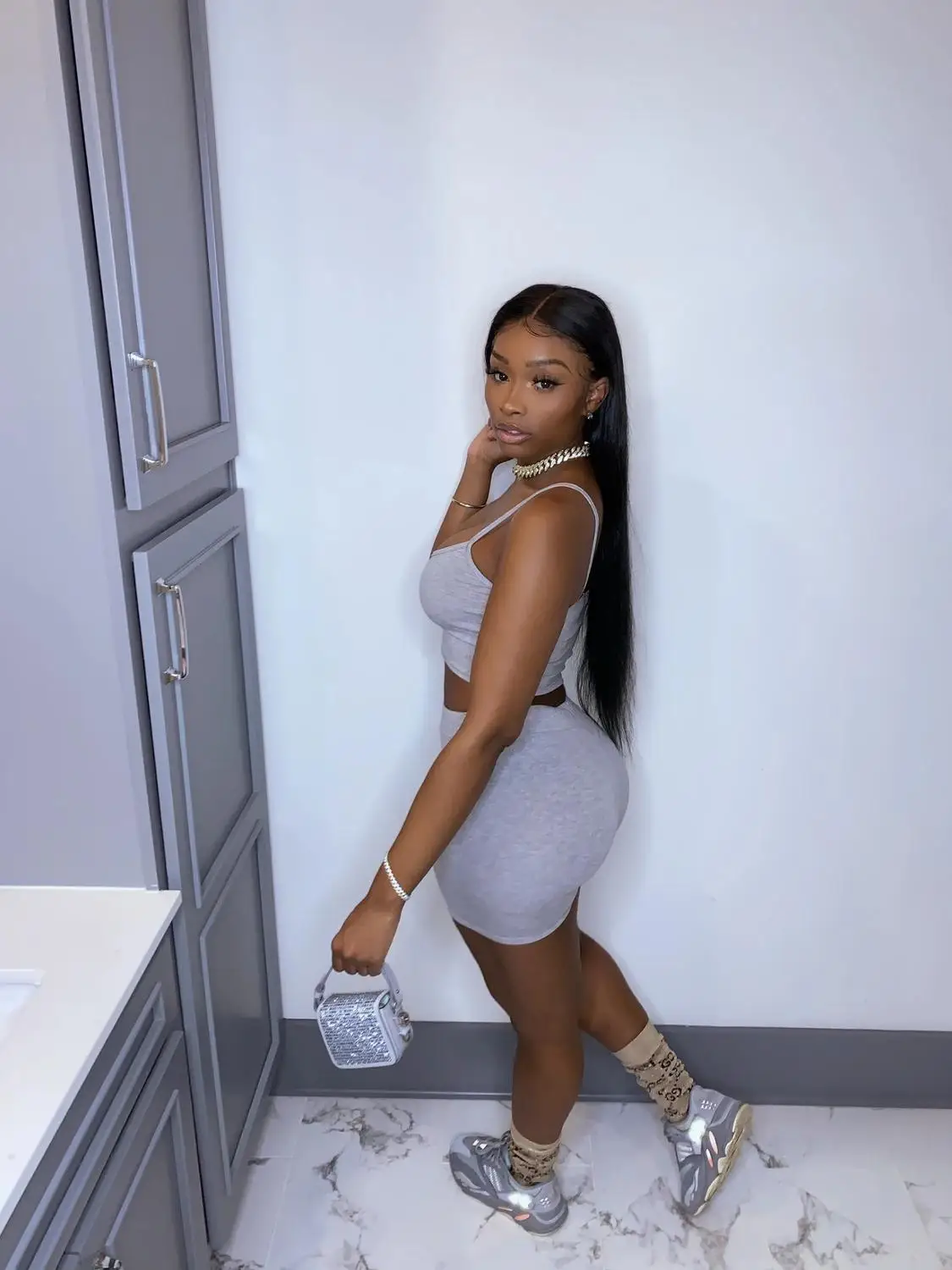 Женская Повседневная Спортивная одежда для бега модный однотонный топик шорты