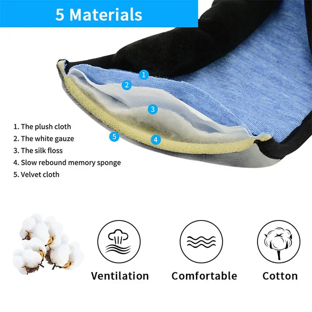 Bluetooth V5.0 музыкальная Беспроводная маска для глаз сна Наушники затенение руки фри