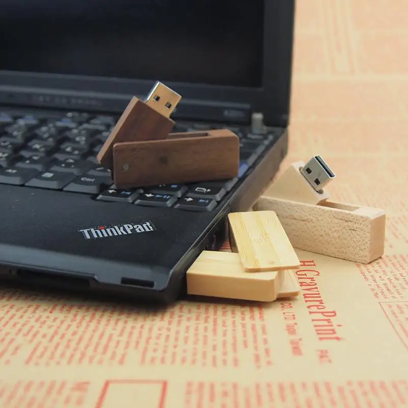 (Более 10 шт бесплатный логотип) логотип по заказу флеш накопитель из дерева диск
