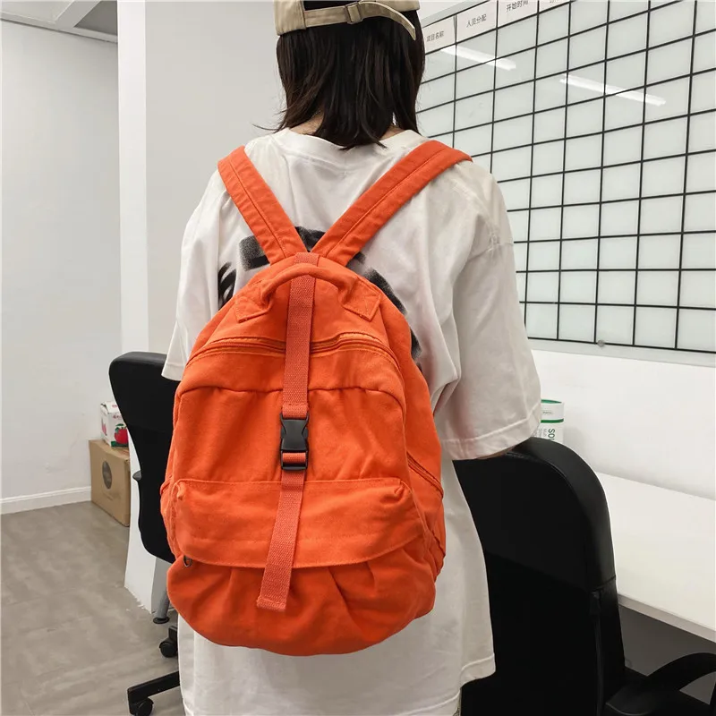 

Fashion Canvas Backpack Women High Capacity School Bags for Teenager Girls Shoulder Bags Travel Backpack Rucksack Mochila