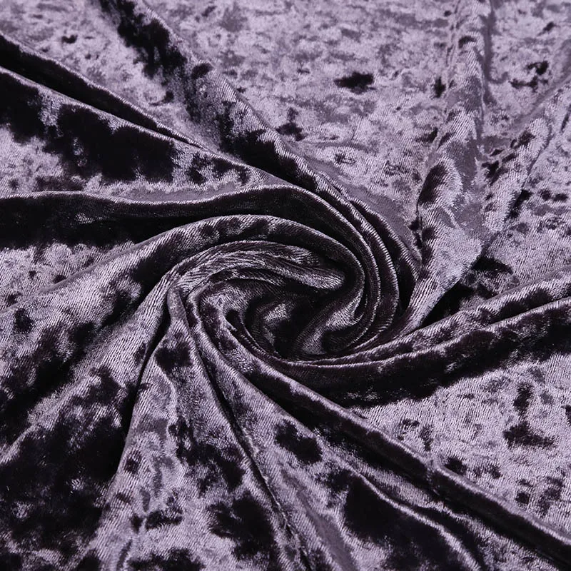 100*150 см Золотая Бархатная ткань эластичная мягкая ледяная бархатная платье Ткань