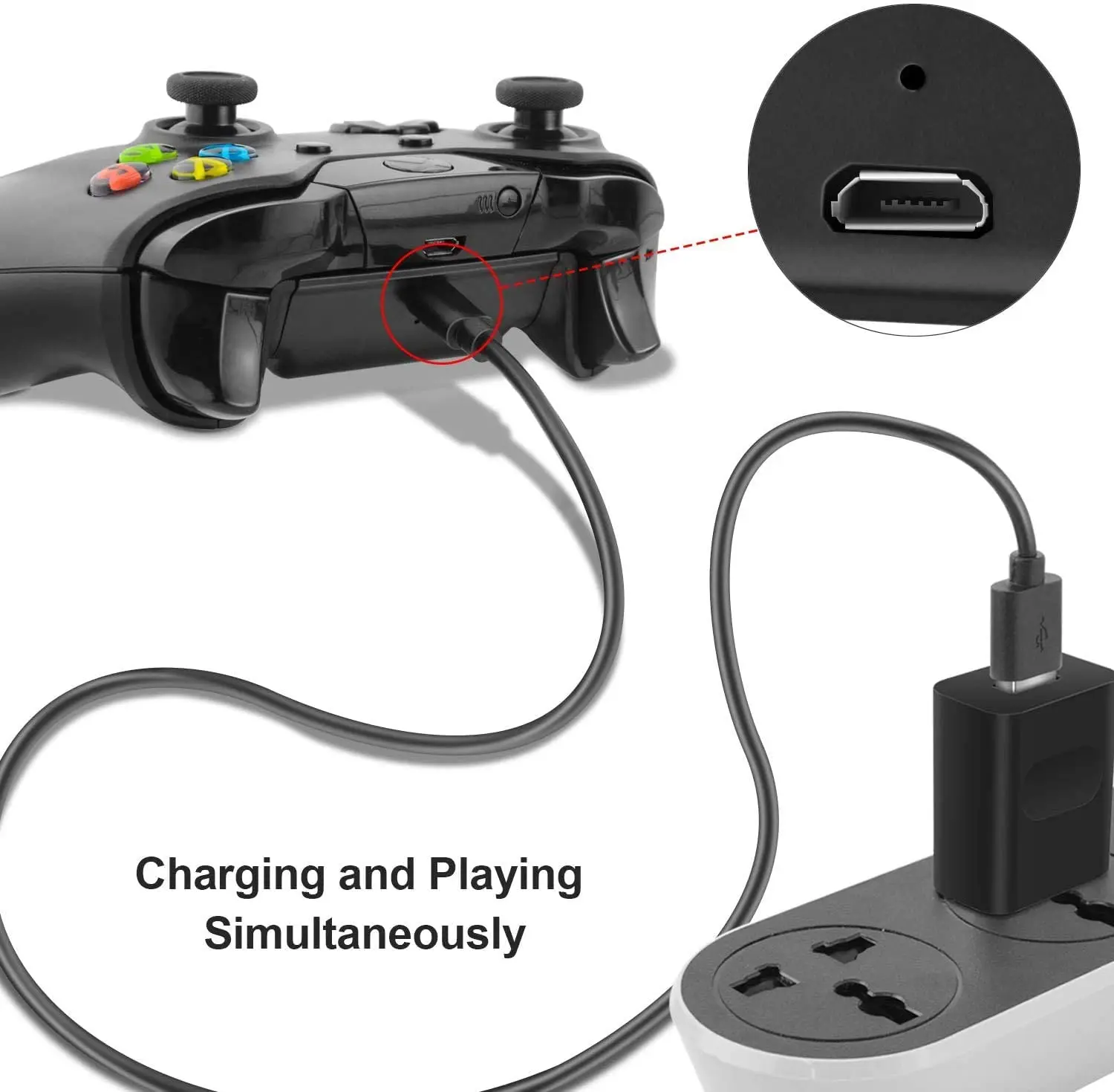 Зарядное устройство для контроллеров xbox one / x s зарядная станция с 2x2200 мАч