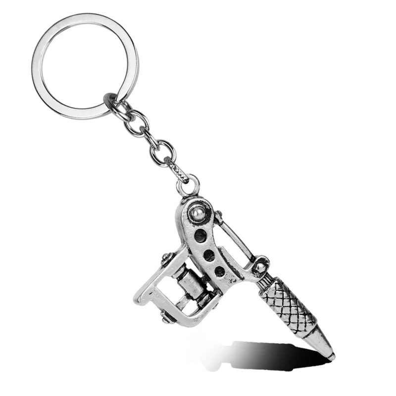 

Alloy1PC Gun Metal Mini Tattoo Machine Necklace Punk Style Pendant Necklace For Women Men Hip Hop Rock Jewelry Gifts