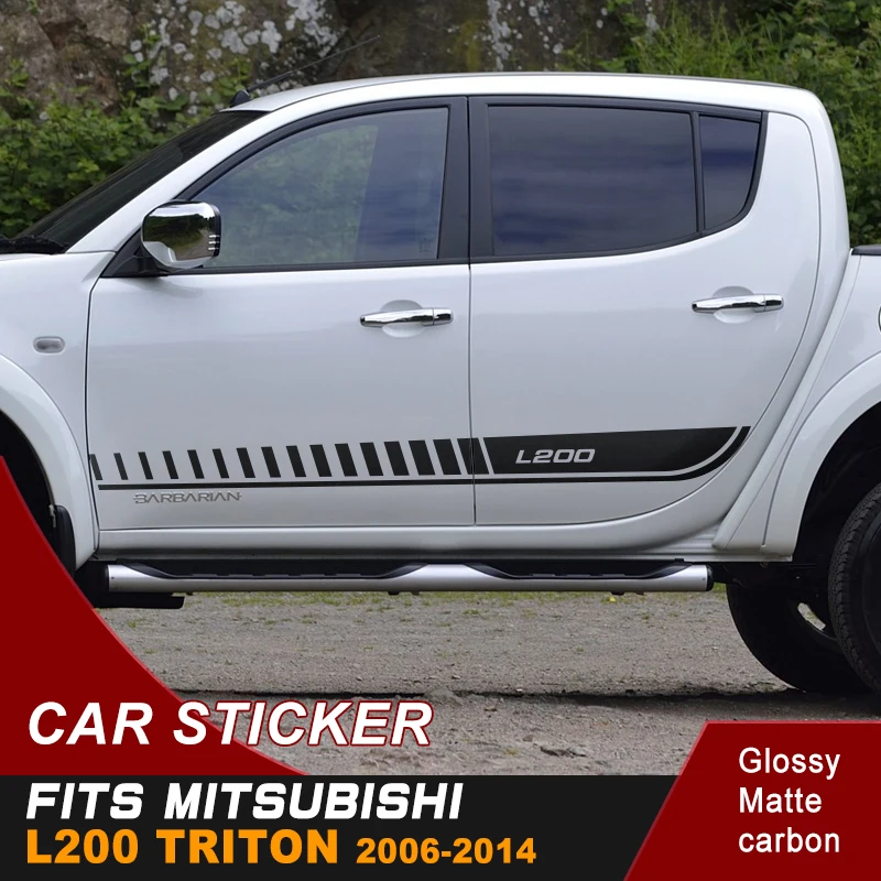 2 шт. виниловые наклейки для mitsubishi l200 triton 2015 2016 2017 2018 2019 | Автомобили и мотоциклы