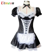 sexy womens french maid cosplay lingerie plus size halloween costume for women maid dress exotic servant cosplay maids outfit