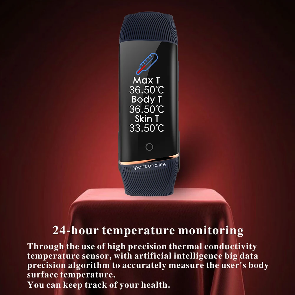 

Smartwatch Refined Special Appearance Eco-Friendly Smart Watch 1.28 inch Color Screen Waterproof Heart Rate Monitor