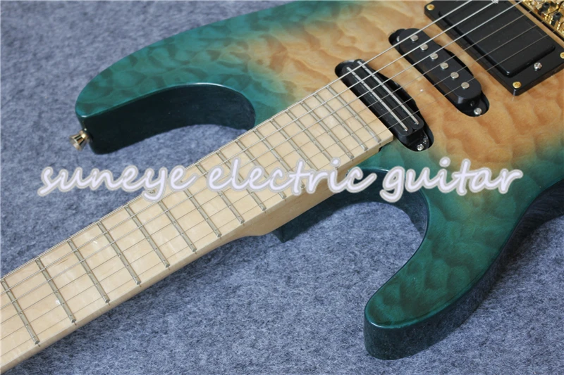 Новое поступление Custom Shop стеганая отделка домкраты стиль электрогитара левшей гитара на заказ Гитарный комплект