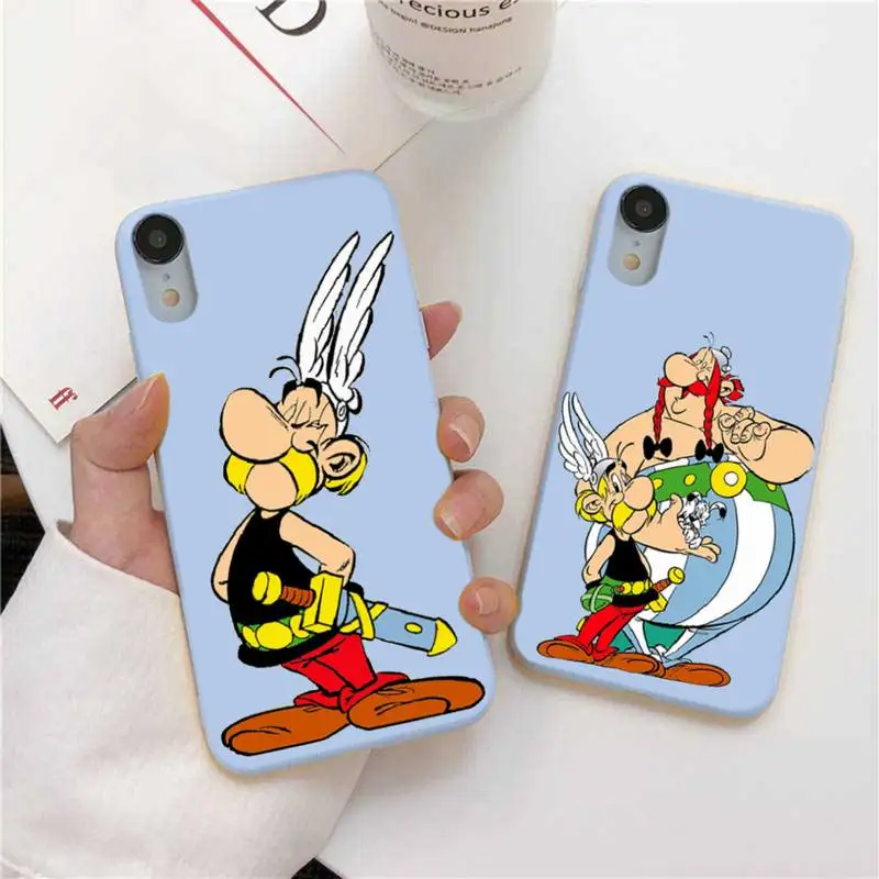 Классический чехол Asterix и Obelix для Iphone 6 6s 7 8 Plus XR X XS XSmax 11 12 Pro Mini Max силиконовый